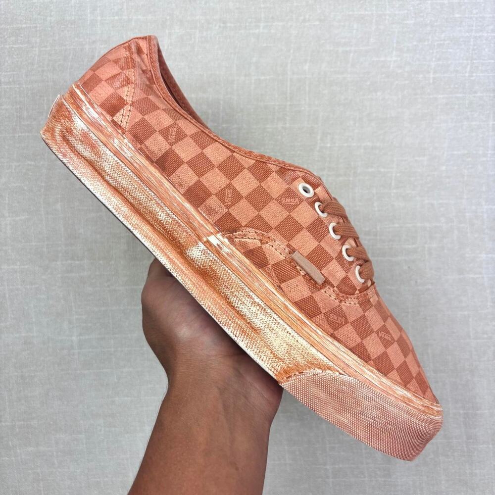 🍊 2024 VANS Authentic 44 “Dip Dye Checkerboard Orange Marmalade” 9.5M